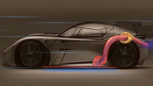 Di Dalam Gedung Pabrikan Mobil Bertenaga Kipas yang Sangat Cepat