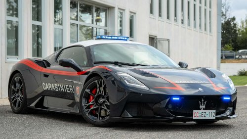 Une Maserati pour la police italienne