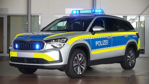 Die Polizei in Hessen fährt jetzt Skoda Kodiaq
