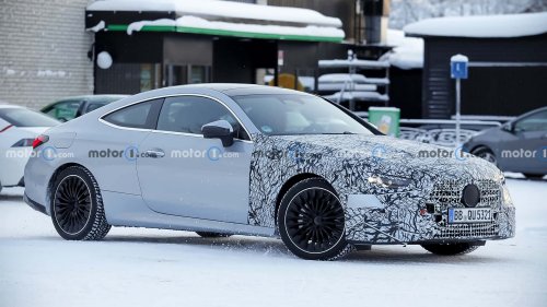 Mercedes CLE Coupé (2027) als Erlkönig erwischt: Dezentes Facelift