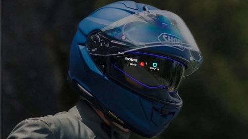 El casco GT-Air 3 de Shoei ofrece realidad aumentada