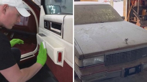Detail Shop Says It Found an 'Abandoned' Cadillac Coupe DeVille With Just 35K Miles. Now It’s Being Accused of Lying