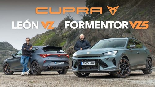 715 CV, a prueba: CUPRA Fomentor VZ5 y CUPRA León VZ (en vídeo)