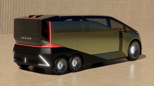 Der Lexus LS erfindet sich neu: Als sechsrädriger Luxus-Minivan