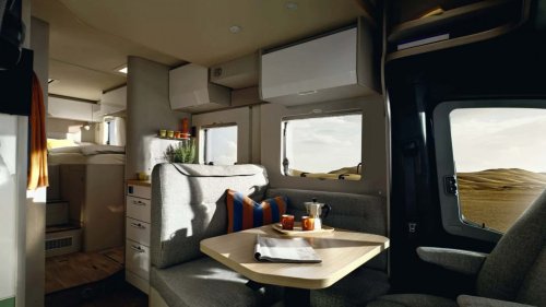 Esta es la Tramp S,  la autocaravana más asequible del catálogo de Hymer