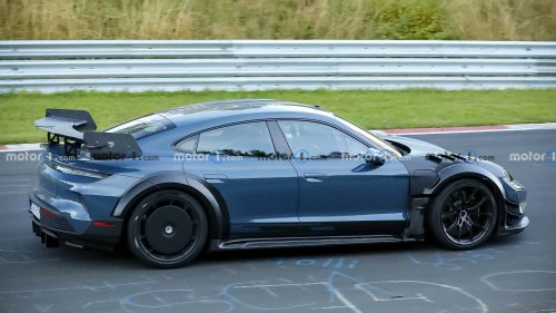 Nürburgring-Rekord im Visier: Sehen wir hier einen Porsche Taycan GT4 RS?