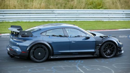Nürburgring-Rekord im Visier: Sehen wir hier einen Porsche Taycan GT4 RS?