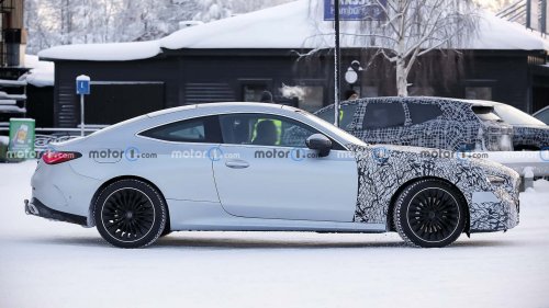 Mercedes CLE Coupé (2027) als Erlkönig erwischt: Dezentes Facelift