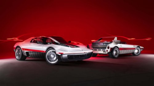 Bertone's New V6 Retro Sports Car Has Pop-Up Headlights