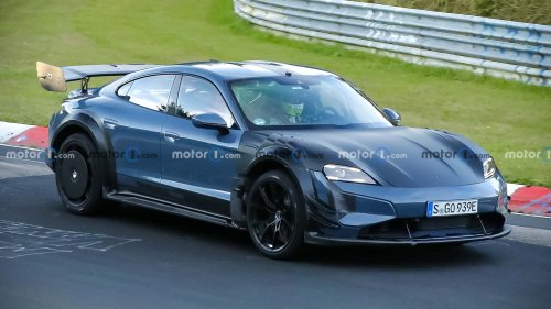 Nürburgring-Rekord im Visier: Sehen wir hier einen Porsche Taycan GT4 RS?