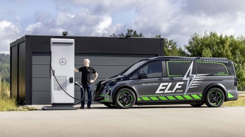 Mercedes expérimente la recharge rapide, bidirectionnelle et sans fil