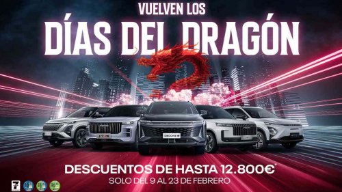 Días del Dragón: los Omoda y JAECOO, más baratos que nunca