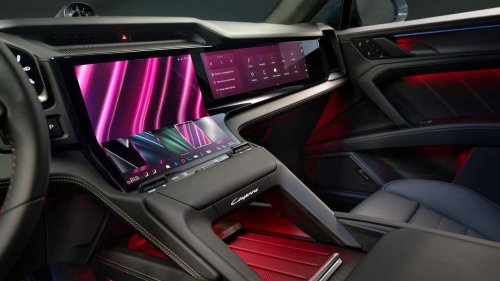 The Porsche Cayenne Electric's Interior Is an Ode to Screens