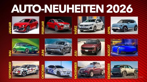 Auto-Neuheiten 2026: Alle kommenden Modelle in der Übersicht
