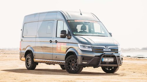 Neues Cross-Country Kit für den MAN TGE von delta4x4 und X-raid