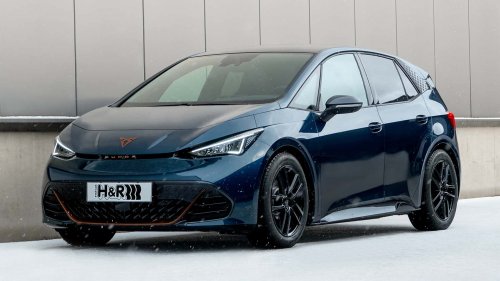 Der Cupra Born mit H&R-Tieferlegungsfedern