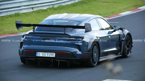 Nürburgring-Rekord im Visier: Sehen wir hier einen Porsche Taycan GT4 RS?