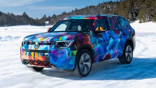 Volkswagen Atlas: Wir drifteten im 2027er-Prototyp auf Eis