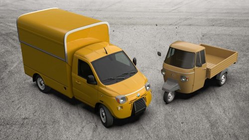 Caselani convierte una Piaggio Ape en una furgoneta retro impresionante