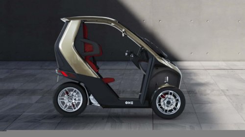 Este vehículo eléctrico de tres ruedas quiere ser un coche pequeño