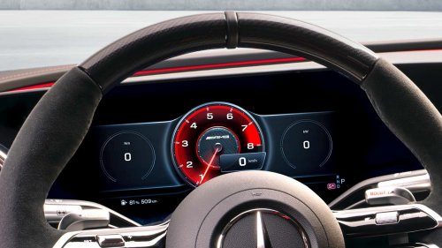 Mercedes-AMG's Electric Super Sedan Reveals A Screen-Crazy Interior
