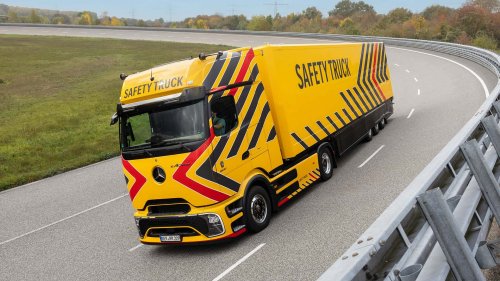 Mercedes Safety Truck: eActros 600 setzt neue Maßstäbe