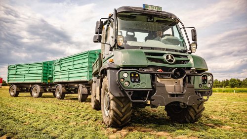 Drei neue Unimog für die Landwirtschaft