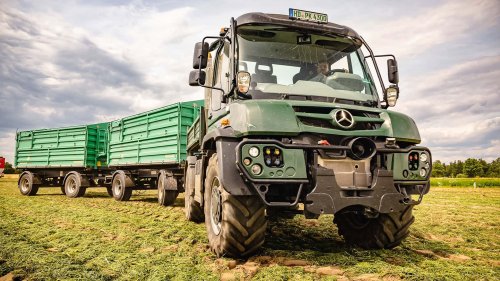 Drei neue Unimog für die Landwirtschaft