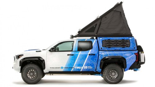 Este Toyota Tacoma de hidrógeno puede ser la camper del futuro ideal