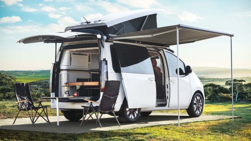 Hyundai Staria Camper: Elektro-Van mit Aufstelldach und Solar