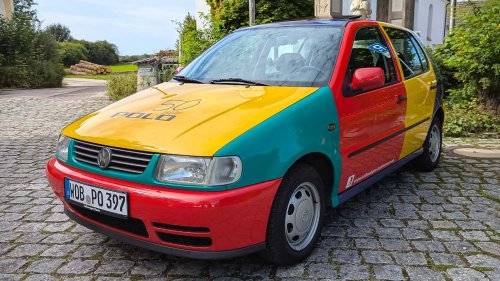 VW Polo Harlekin (1995) im Fahrbericht: Bunte Republik Deutschland