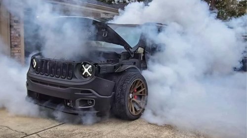 This Hemi V-8-Powered Jeep Renegade Is an Excellent Use of Free Will