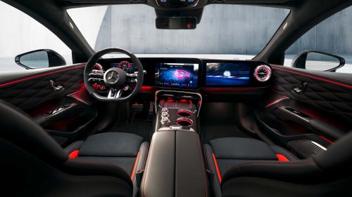 Mercedes-AMG's Electric Super Sedan Reveals A Screen-Crazy Interior