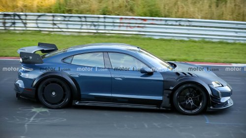 Nürburgring-Rekord im Visier: Sehen wir hier einen Porsche Taycan GT4 RS?