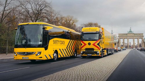 Mercedes Safety Truck: eActros 600 setzt neue Maßstäbe