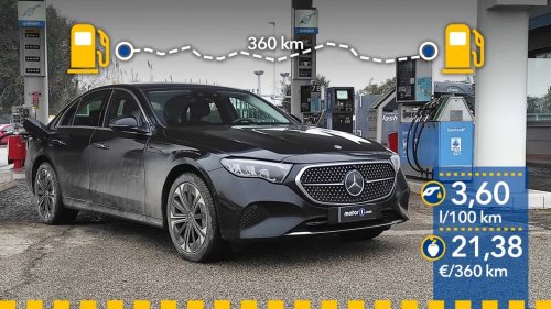 Mercedes-Benz E 300 e 2026, prueba de consumo real