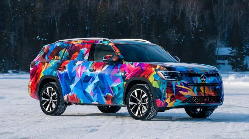 Volkswagen Atlas: Wir drifteten im 2027er-Prototyp auf Eis