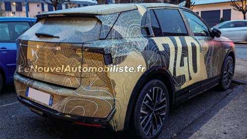 Le nouveau SUV de DS photographié durant des tests
