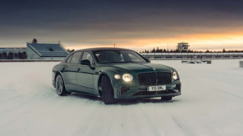 Increíble: este Bentley ha alcanzado los 193 km/h sobre hielo