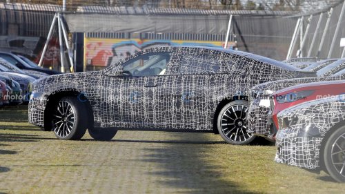 BMW iX4 (2026) erstmals als Erlkönig erwischt