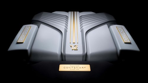 El centenario Rolls-Royce Phantom es de oro de 24 quilates