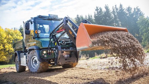 Drei neue Unimog für die Landwirtschaft