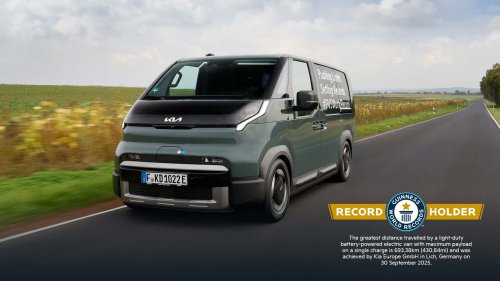 Record mondial d'autonomie pour une fourgonnette électrique