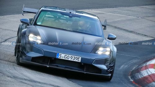 Nürburgring-Rekord im Visier: Sehen wir hier einen Porsche Taycan GT4 RS?