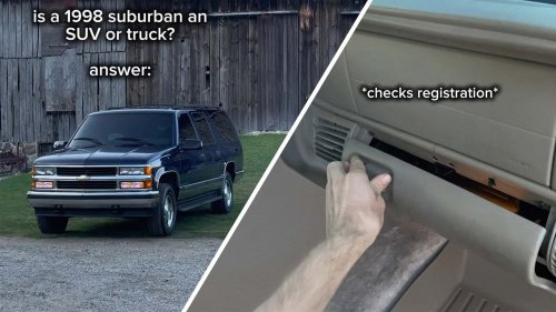‘We Were All Wrong:’ Auto Detailer Checks Registration To See If a '98 Suburban is an SUV or a Truck. It’s Neither