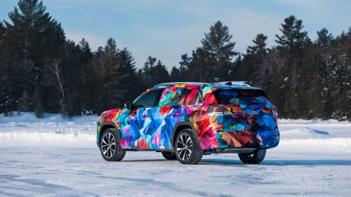 Volkswagen Atlas: Wir drifteten im 2027er-Prototyp auf Eis