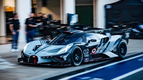 The Bugatti Bolide Takes On Miami's F1 Track