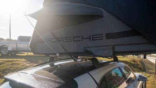 You Don't Need a Porsche Taycan Roof Tent. But You'll Want One