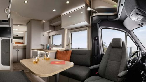 Esta es la Tramp S,  la autocaravana más asequible del catálogo de Hymer