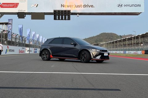 Geber Hyundai Ioniq 5 N di Sirkuit Mandalika, Sukses Berikan Respon Natural